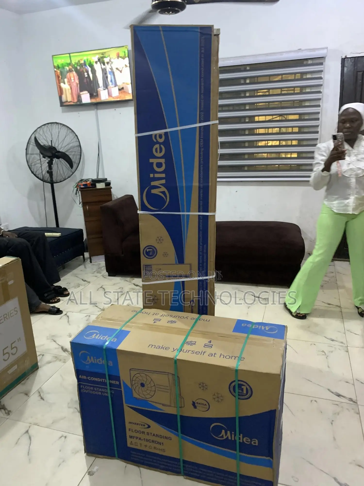 Premium Midea 2 Tons Inverter Ac – Sleek Standing Design