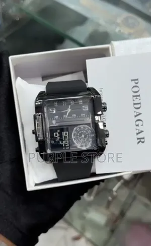 Poedagar Multi Time Display Wristwatches