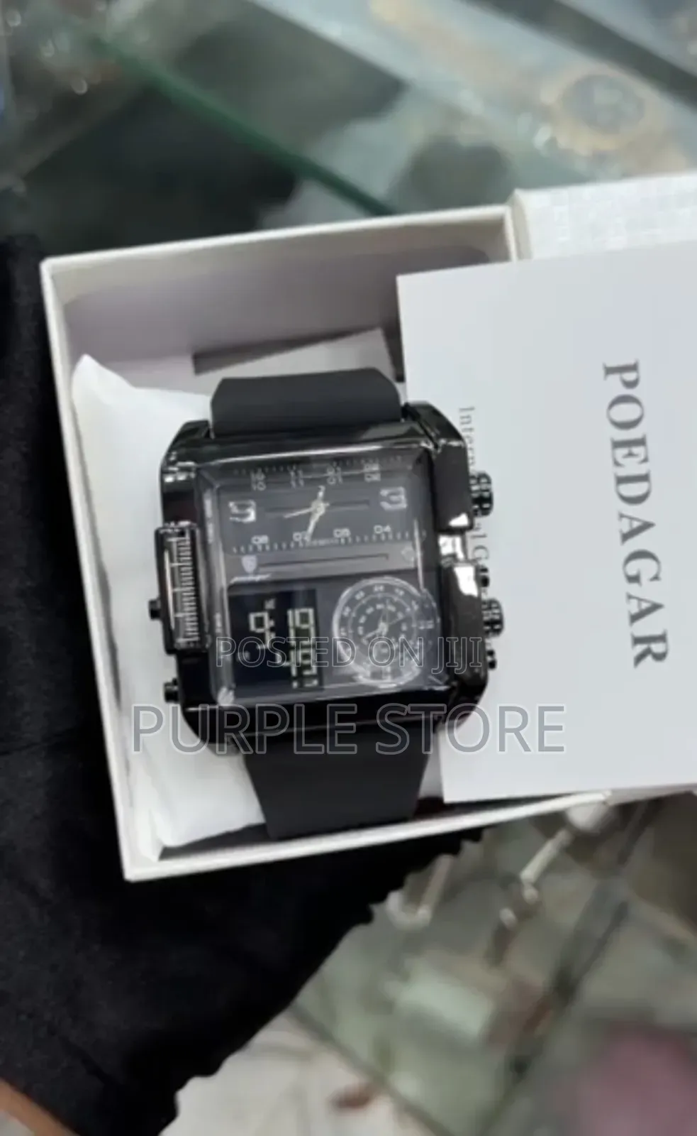 Poedagar Multi Time Display Wristwatches