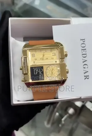 Poedagar Multi Time Display Wristwatches
