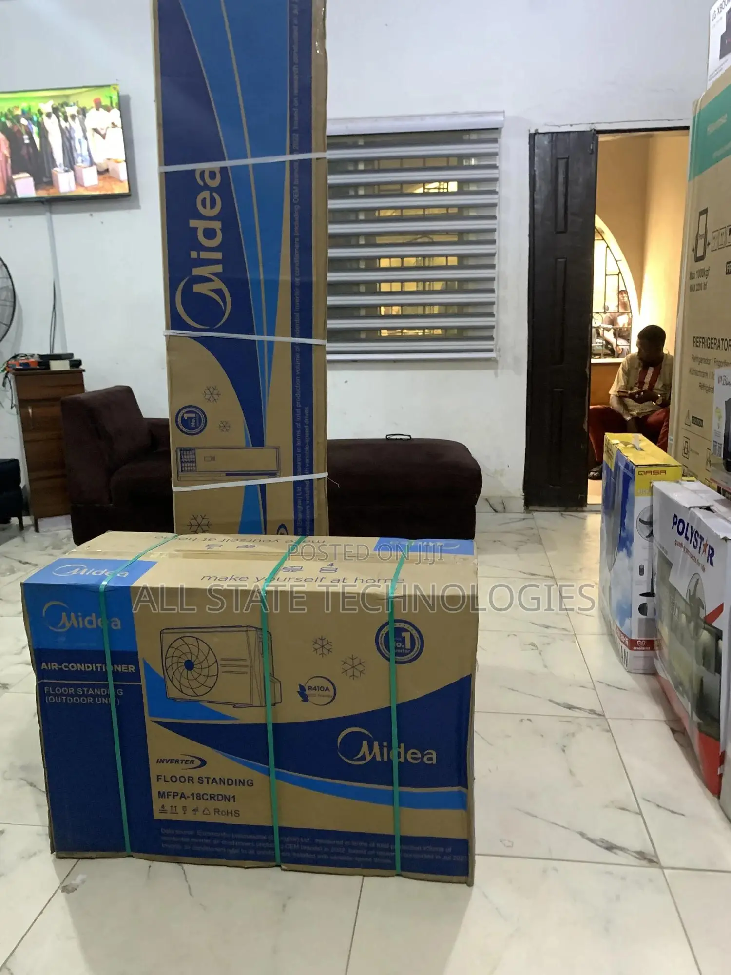 Original Midea 2 Tons Standing Ac – Inverter + Turbo Cooling