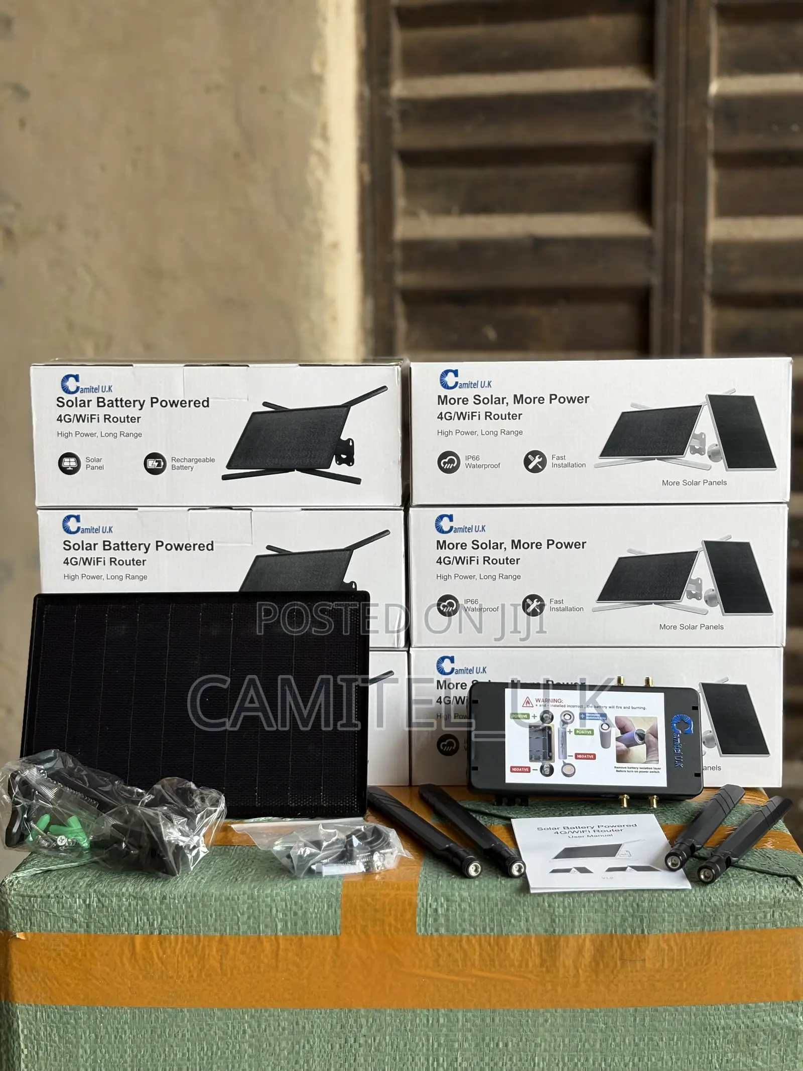 4g Universal Solar Battery Router