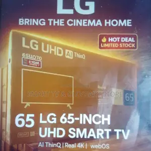 65 Inches Sleek Android Smart Tv With Upgrading Viewing Experience