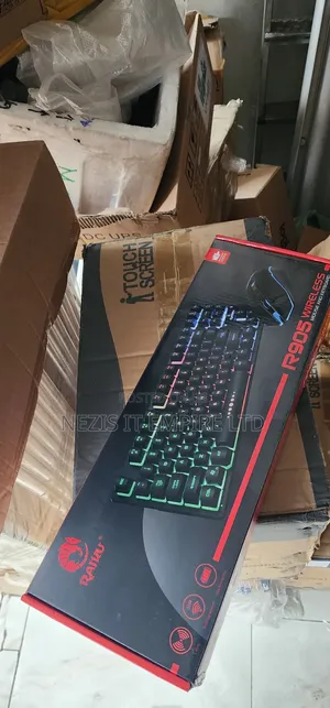Raiku Wireless RGB Keyboard and Mouse