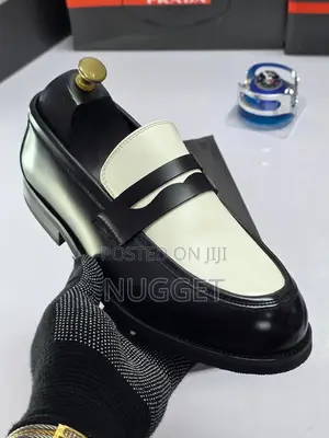 Prada Loafers White and Black