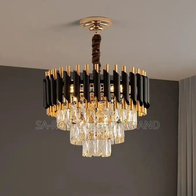 By 400 Medium Sized Crystal Chandelier Light (400mm)