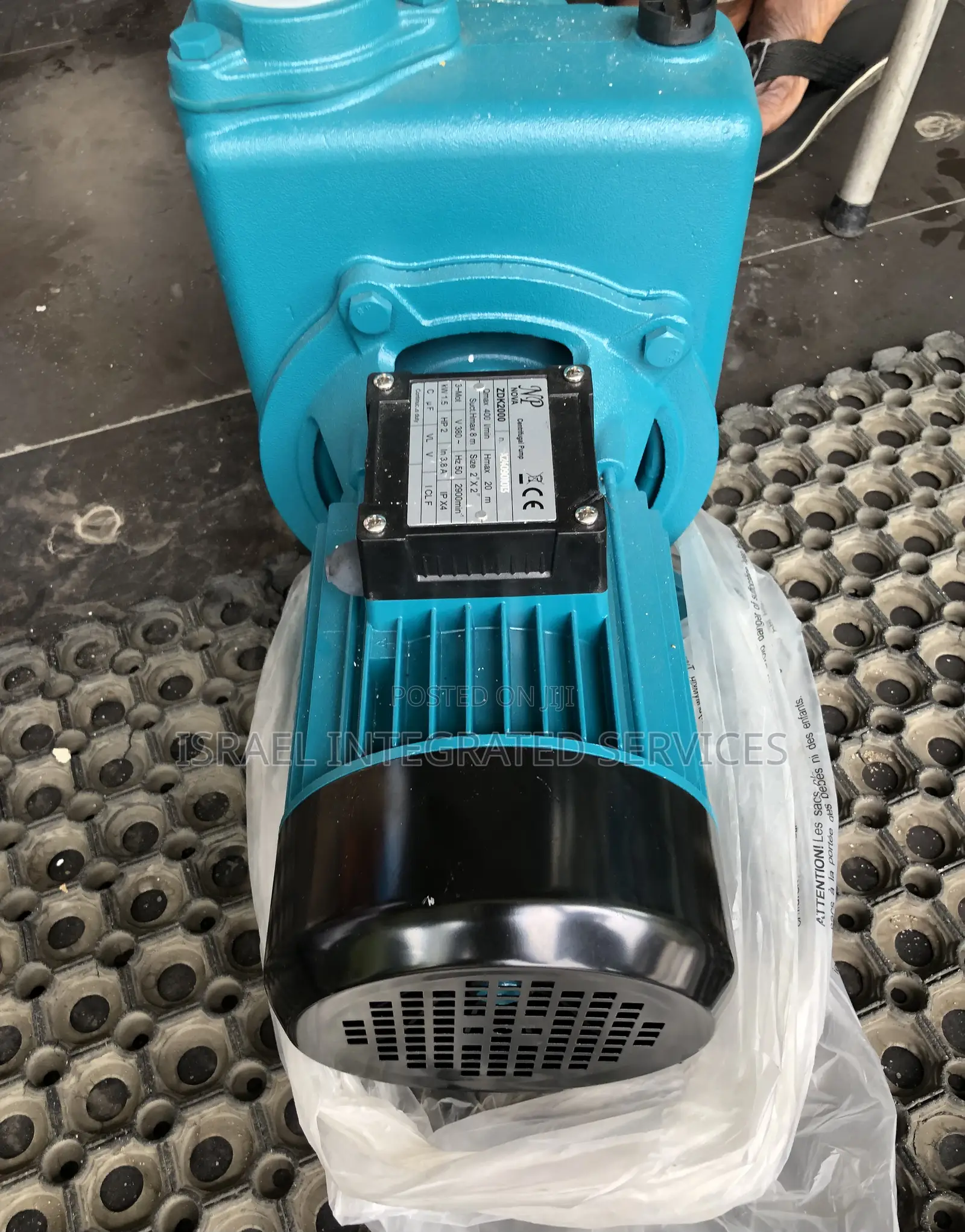 Nova Centrifugal Water Pump (380v 1.5 Kw 2hp)