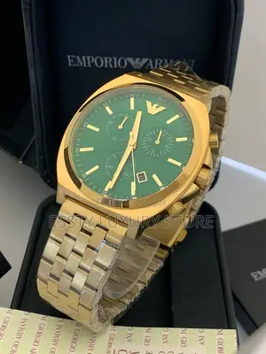 Emporio Armani Chronograph Chain Wrist Watch