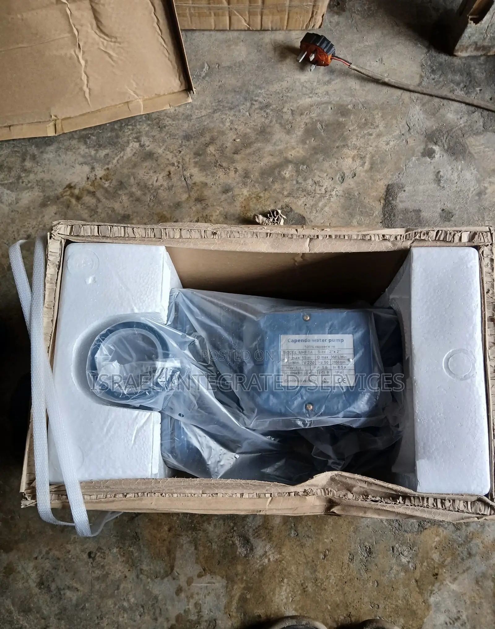 Capenda Water Pump 1.5hp 2x2