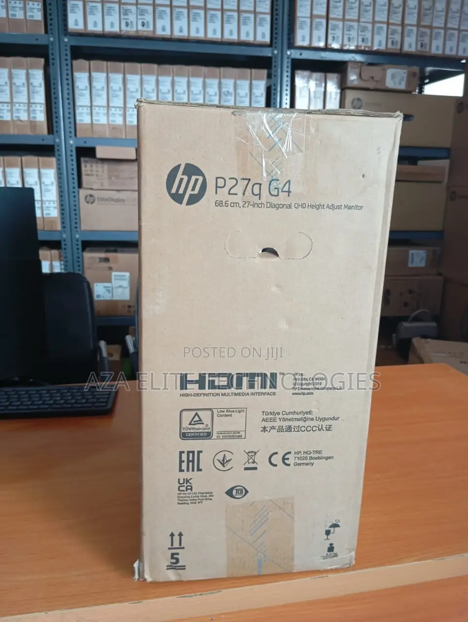 Hp P27q G4 QHD Monitor