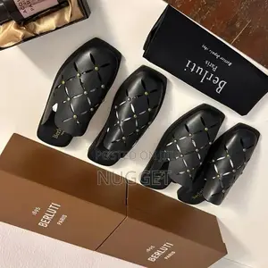 Berluti Half Shoe Black (Luxury Grade) Boxed 