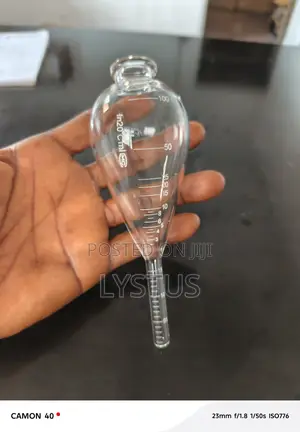 100ml Graduated Glass Pear Shape Oil Centrifuge Tube