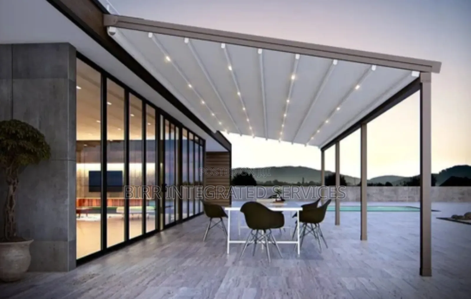 Automatic Retractable Pergola