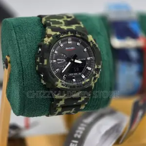 Skmei Quality Luxury Men Rubber Strap Wristwatch