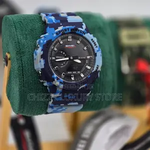 Skmei Quality Luxury Men Rubber Strap Wristwatch