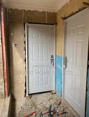 White Panel Door for Rooms and Toilet