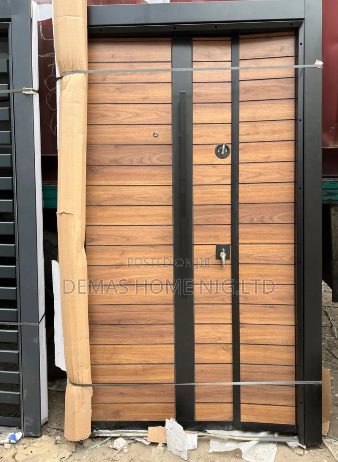 Security Wood Color Luxury Door