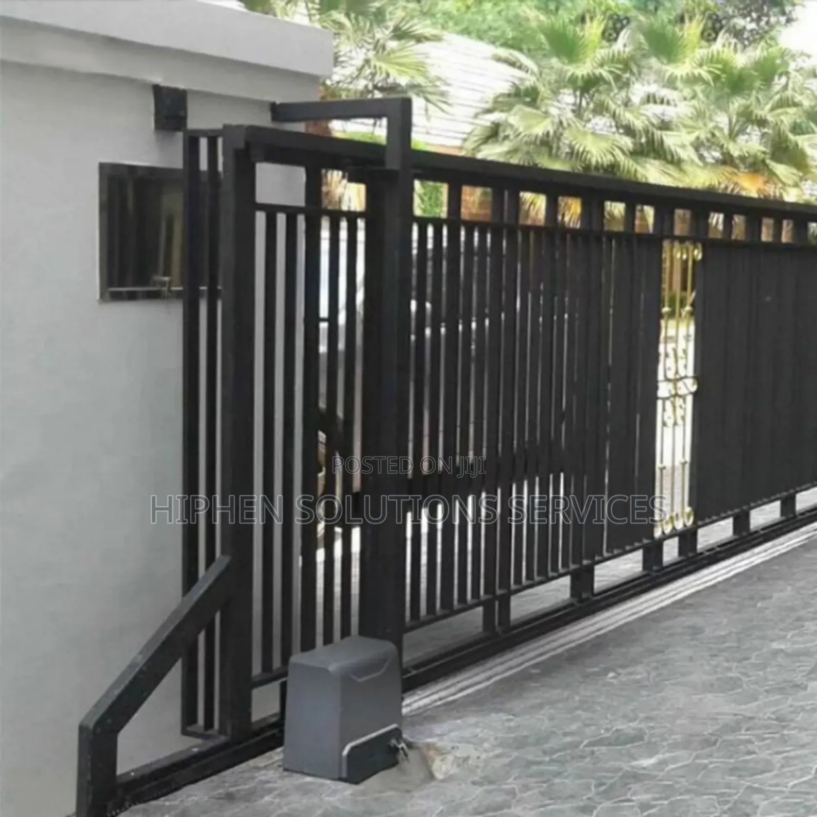 Auto Sliding Gate Operator System With Inbuilt Battery Without Rack