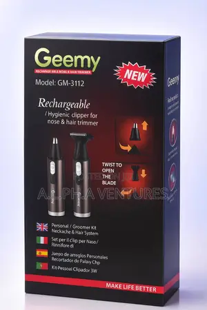 Geemy Gm-3112 Nose And Ear Hair Trimmer