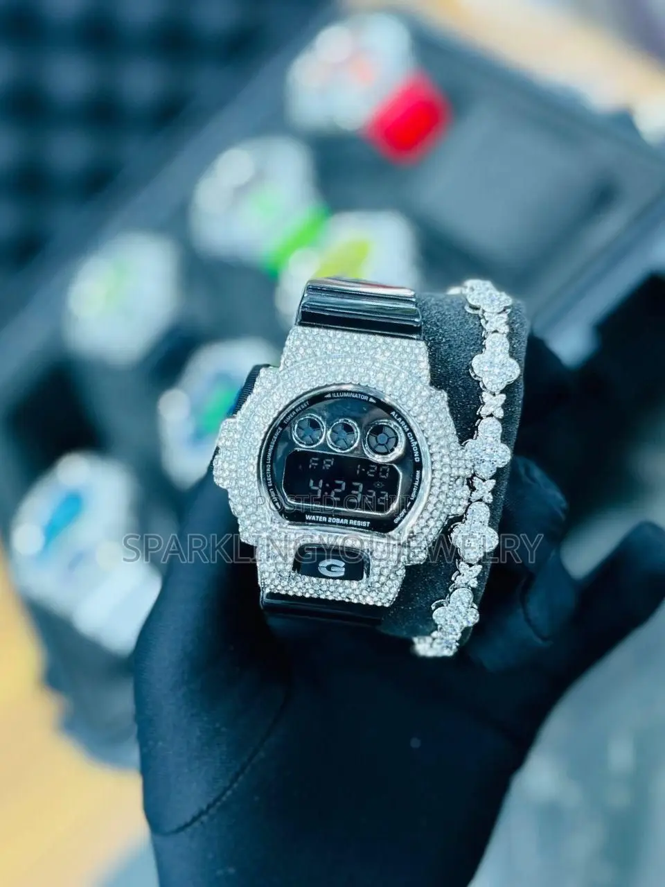 Ice Studded G-Shock Combo