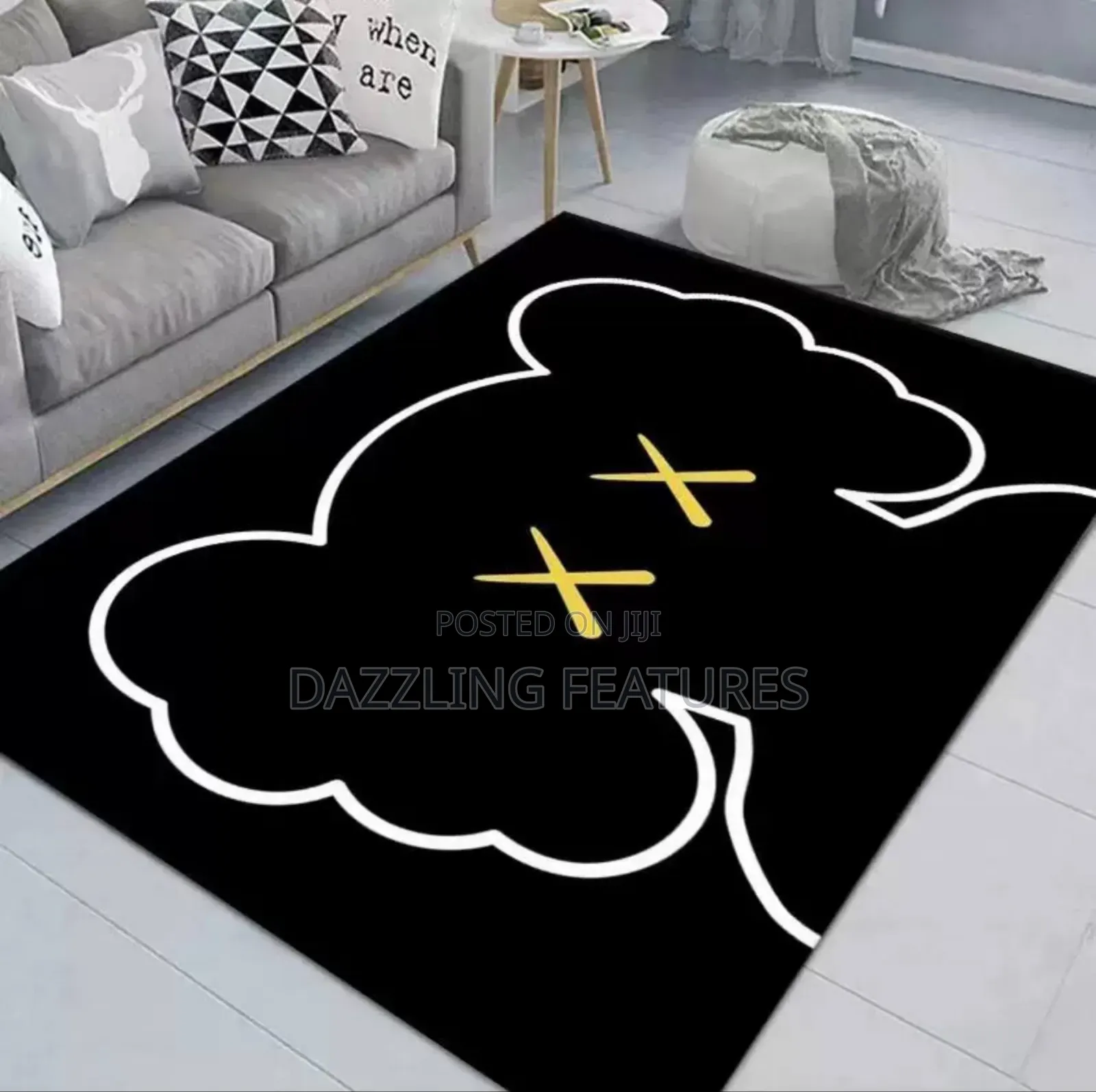 3d Modern Centre Rug