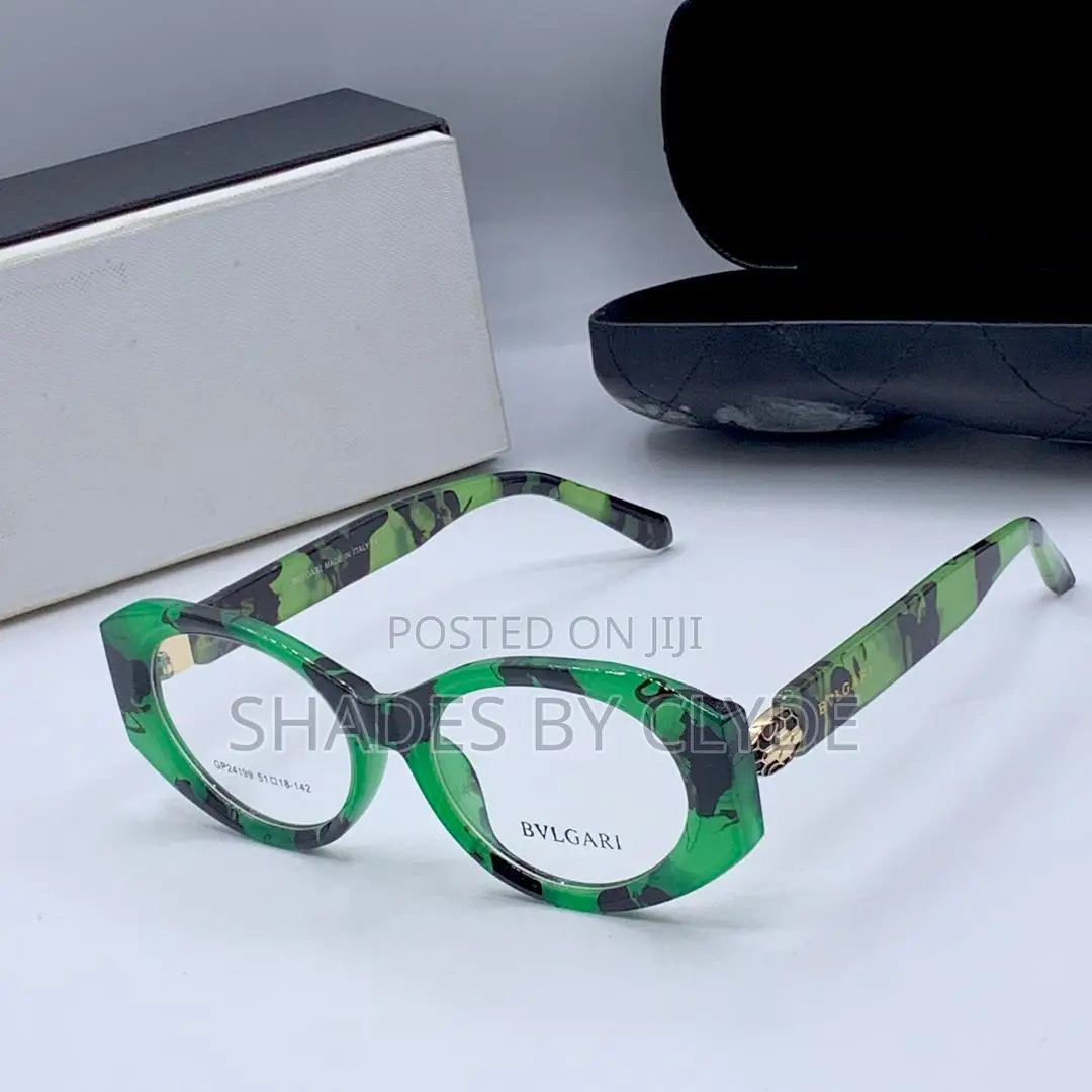 Authentic Bulgari Eyeglasses - Green Frame - Model Gp24198 - New