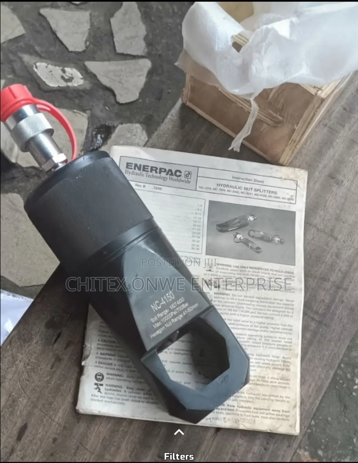 Nc-3241 Hydraulic Nut Splitter