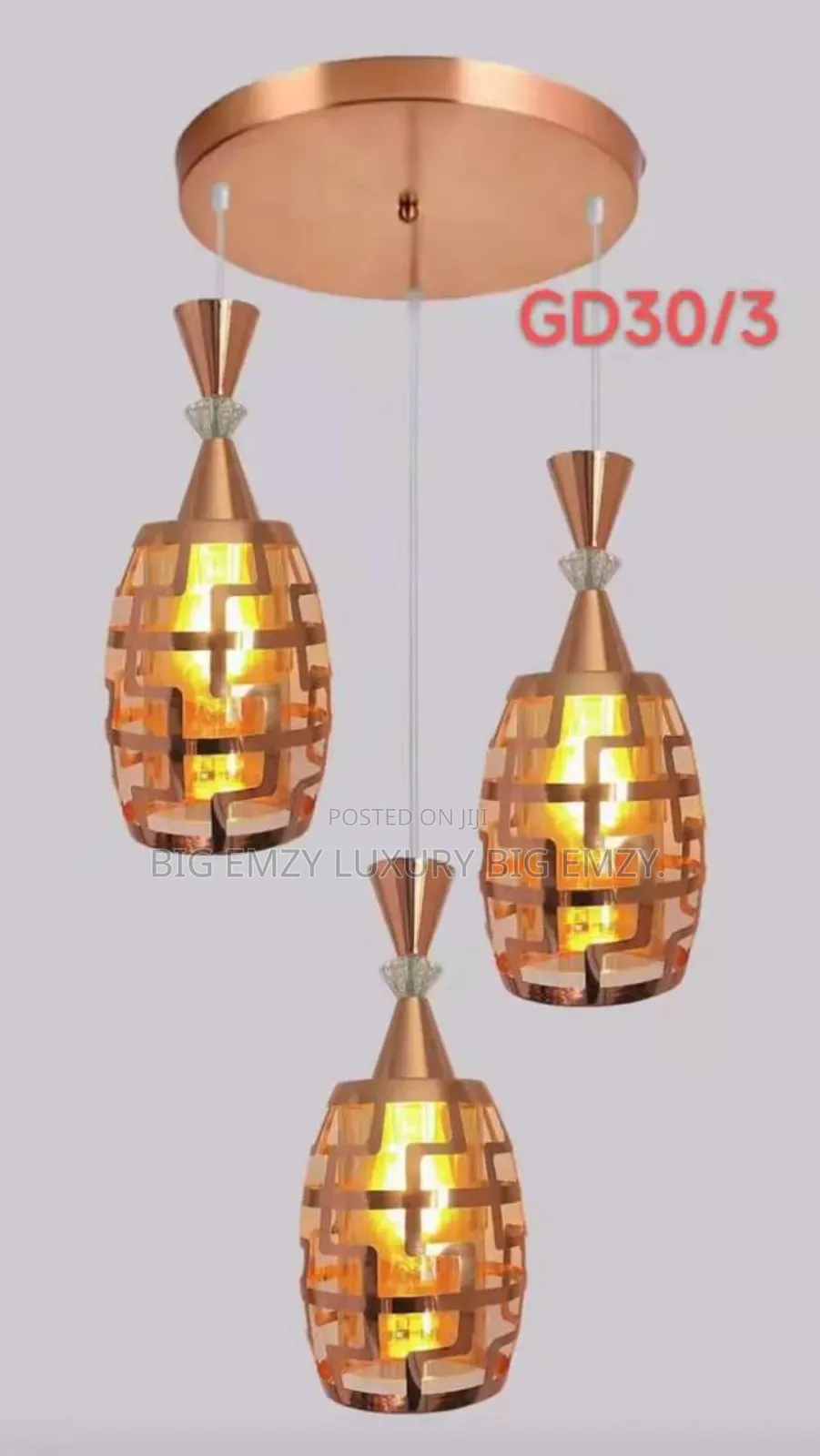 Gold Body 3in1 Dropping Light.