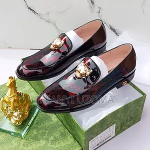 Gucci Luxury Wine Color Corporate Shoe