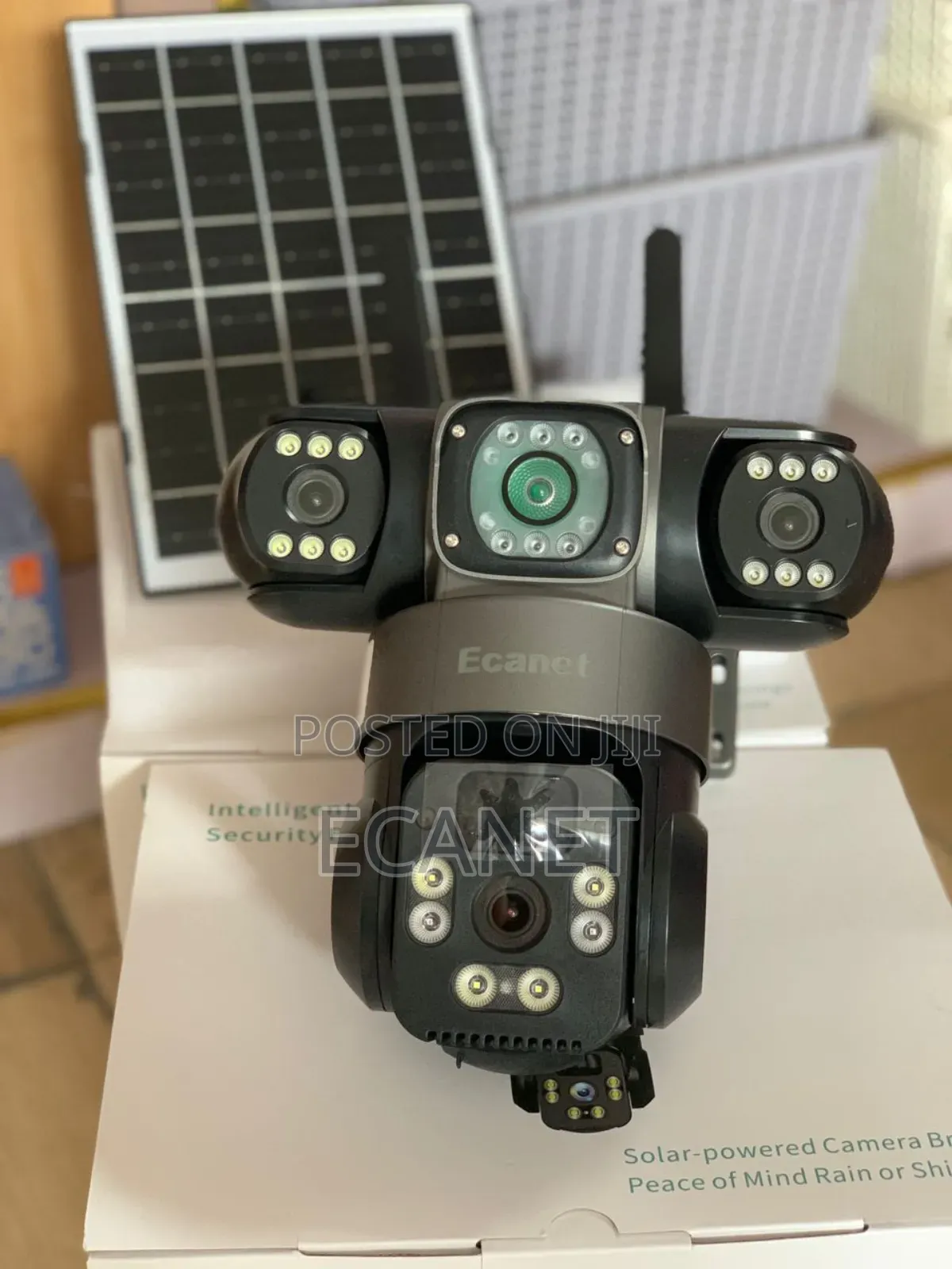 3 Lens Eseecloud 4g Solar CCTV Camera