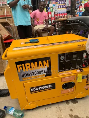 This Is a Fireman 12000 Soundproof Diseal Generator