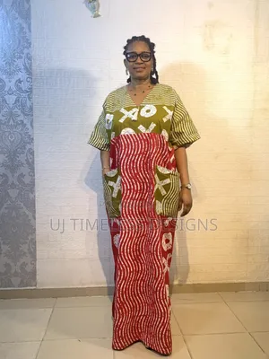 Mixed Ankara Long Gown