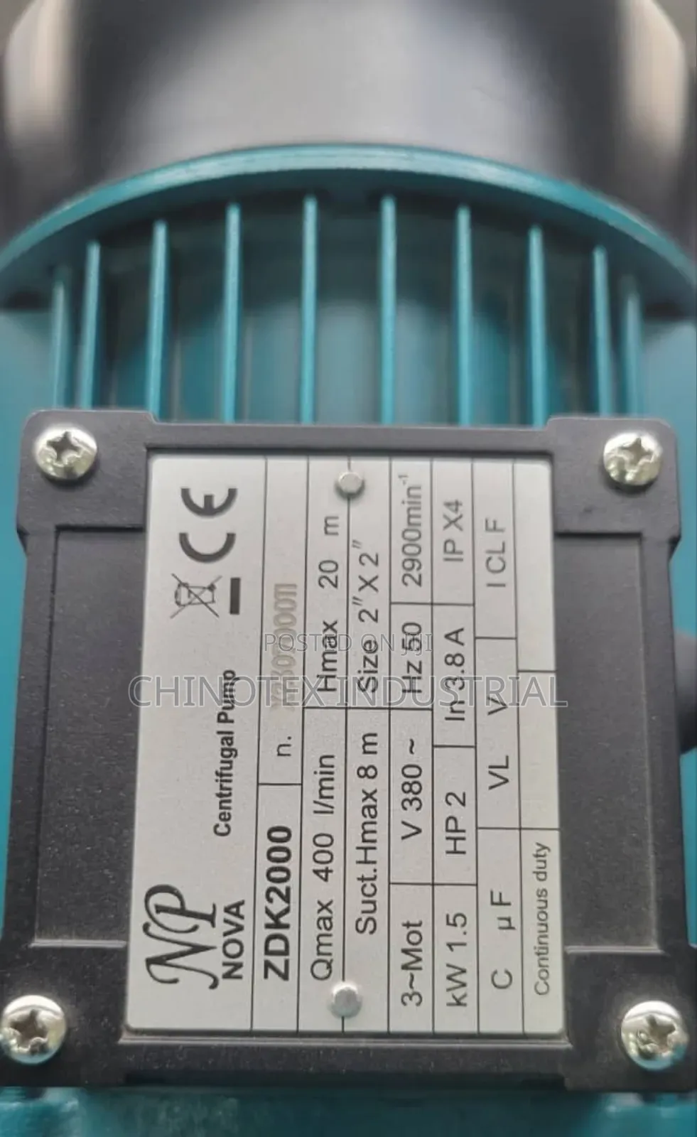 2hp Nova Self Priming Pump