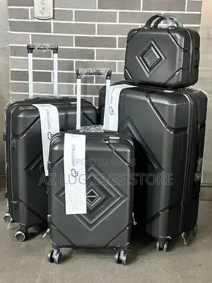 Set of 4 Rubber Box Luggage Box