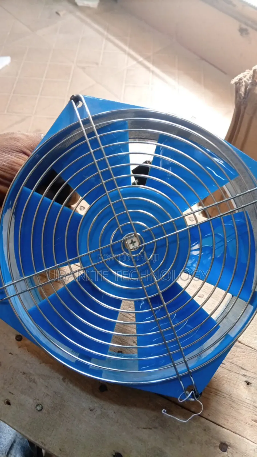 8" Blue Fan 220v High Speed