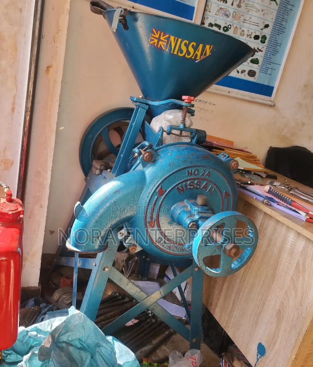 2 a Indian Cornmeal Machine