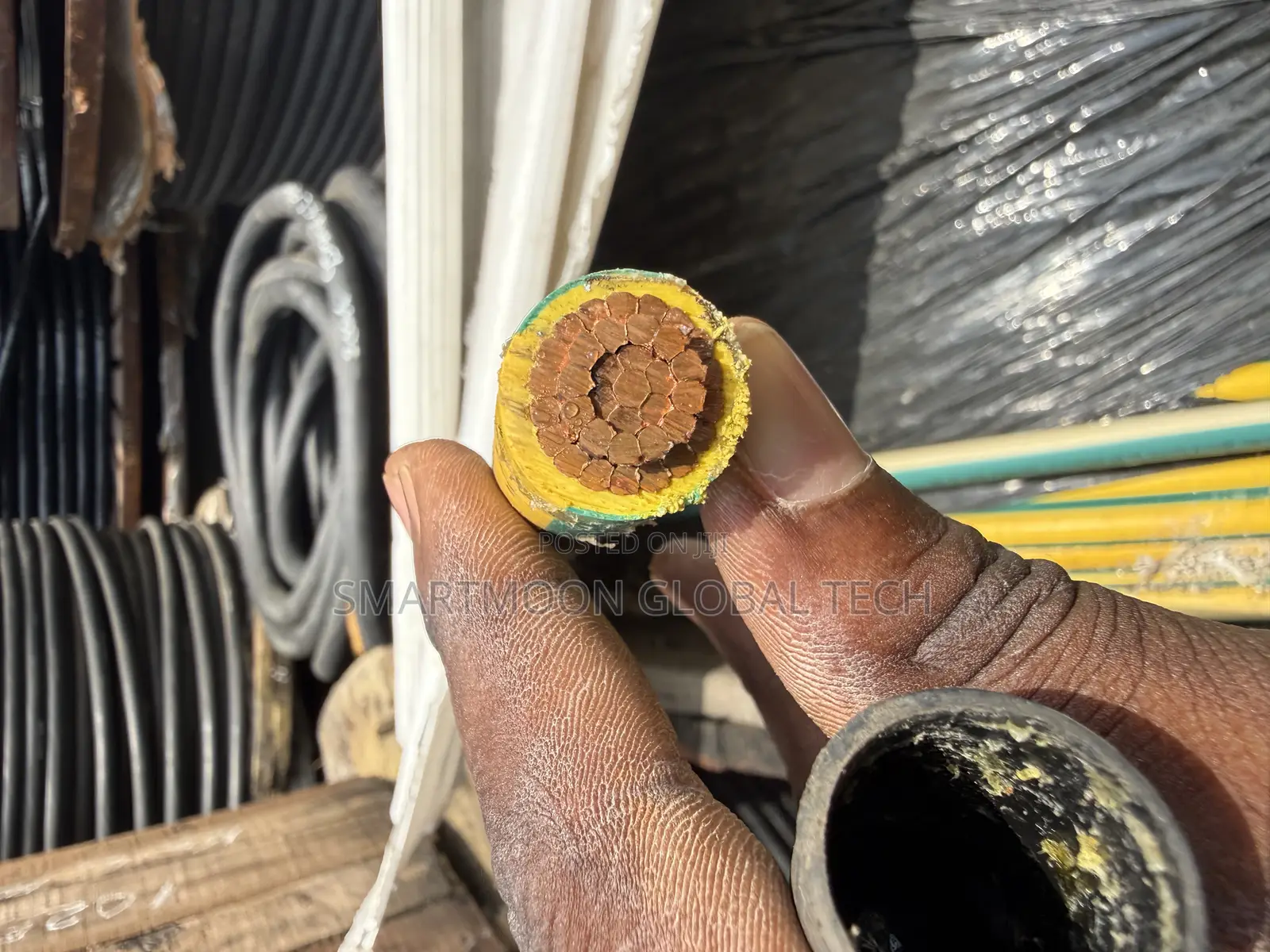 150mm Earth Cable , 150mm G/Y Earth Armored Cable