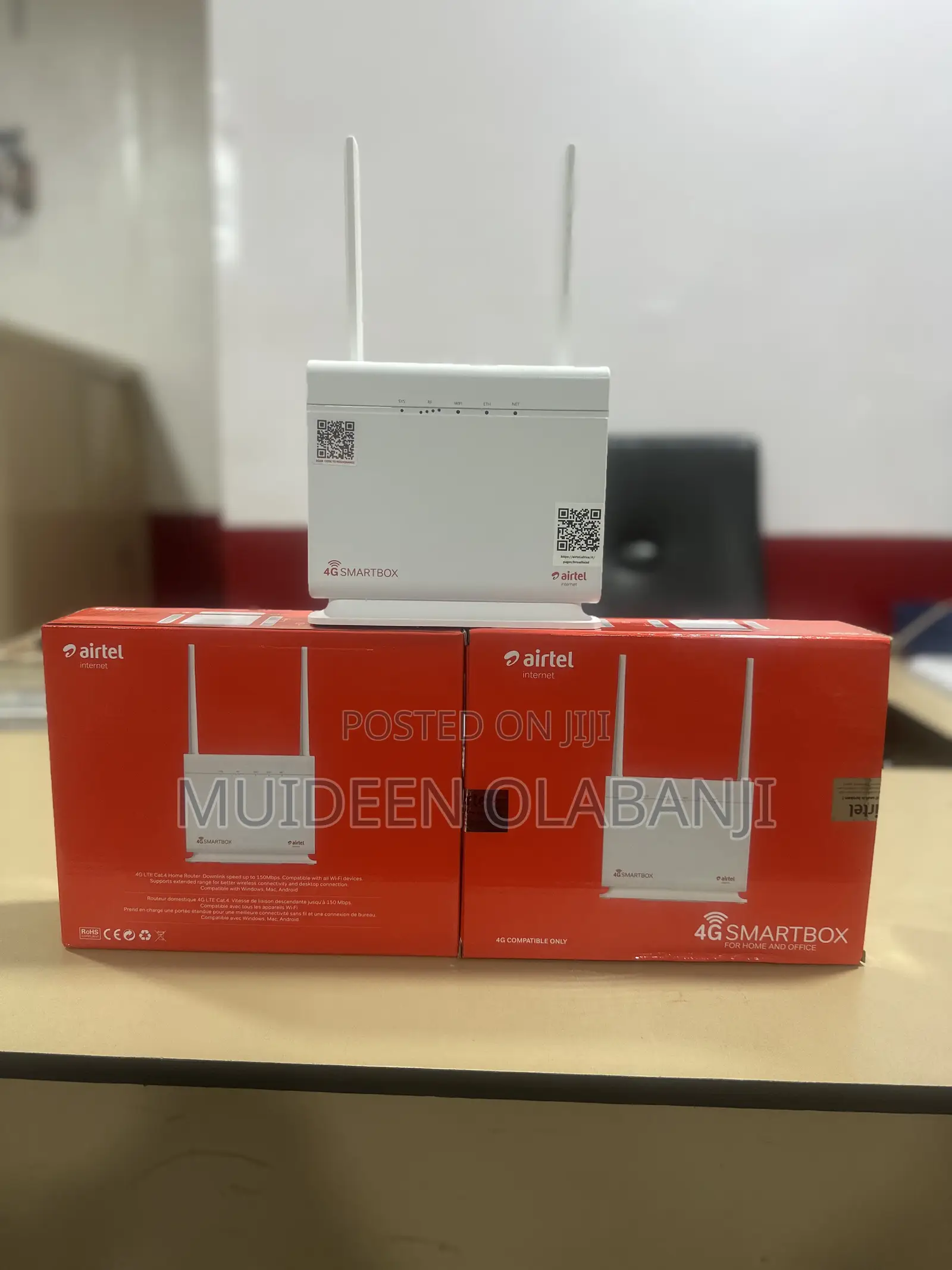4g Airtel Router With Free 100gb Data