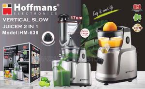 Hoffmans 2-in-1 Vertical Slow Juicer - 280w. Citrus Fruit (2st7)