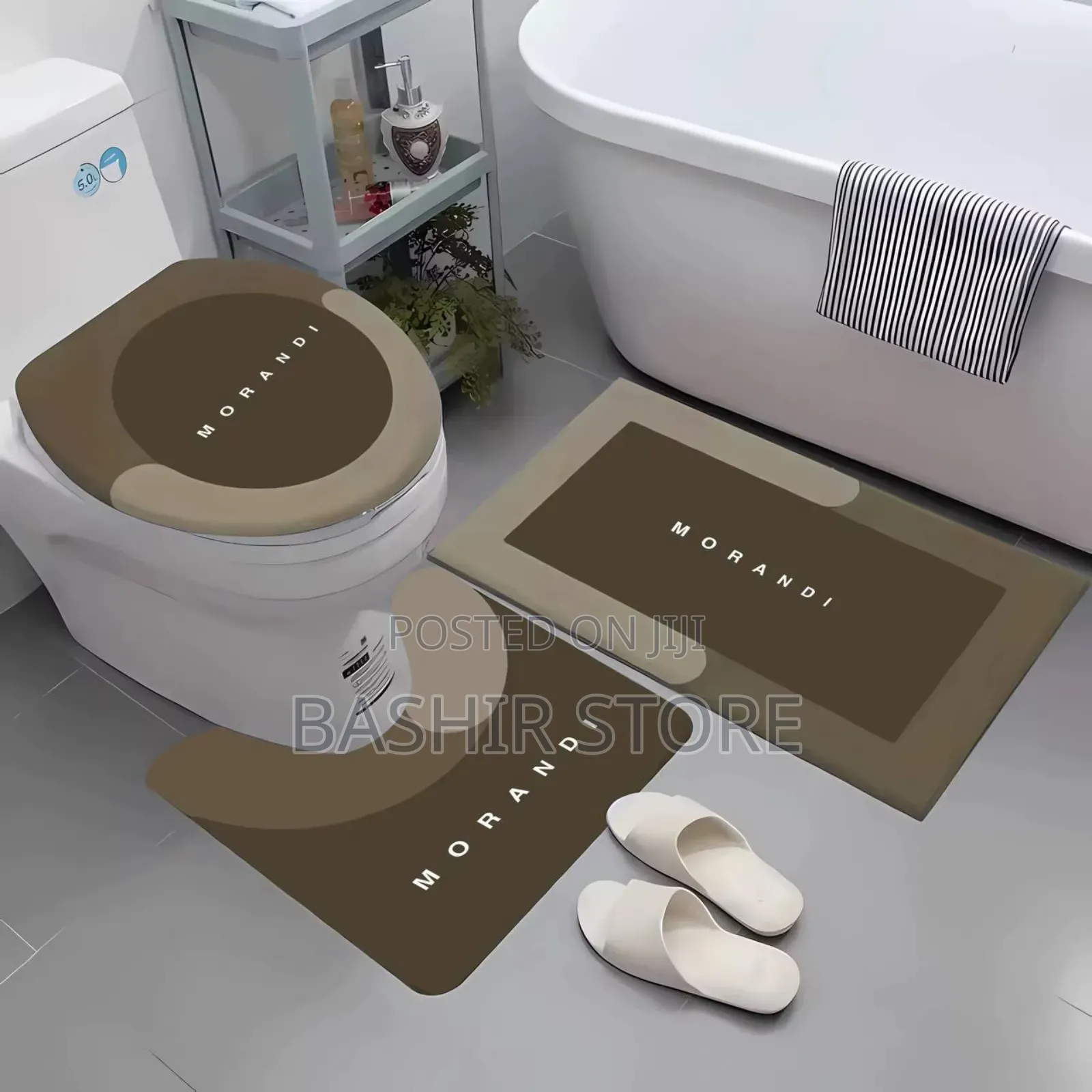 3-Piece Bathroom Mat Set