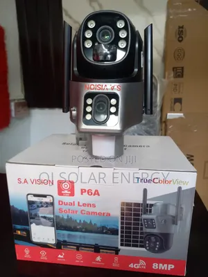 S.A Vision CCTV Dual Lens Solar Camera