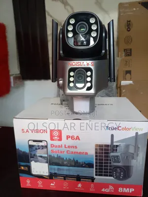 S.A Vision CCTV Dual Lens Solar Camera