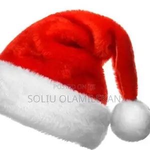 Santa Claus Christmas Cap Adult Size