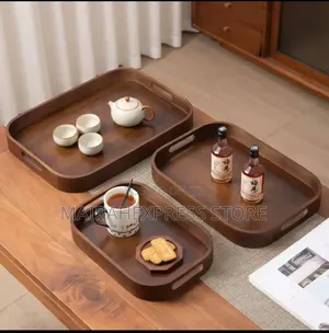 3pcs Luxury Bamboo Tray Set (T361)
