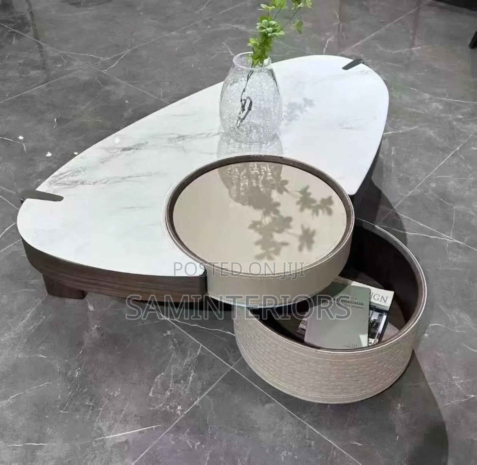 New Modern and Classical Center Table With Box Space Feature.