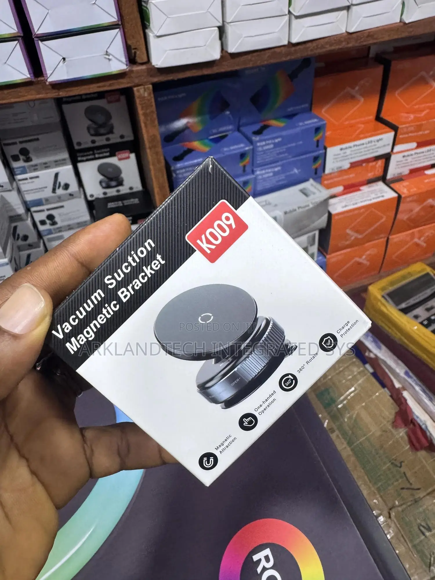 Vacuum Suction Magnetic Bracket