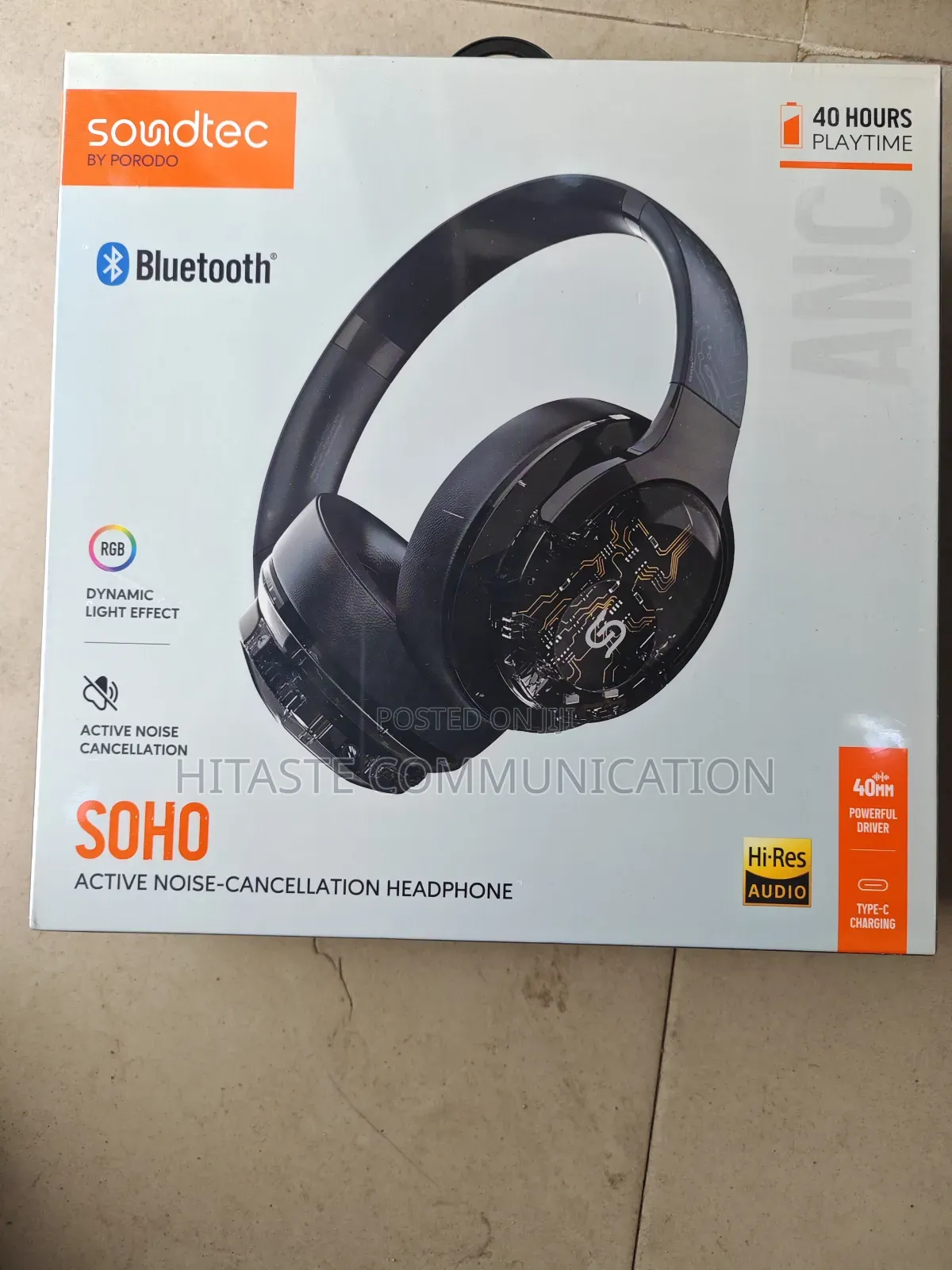 Porodo Soundtec Soho Headphone