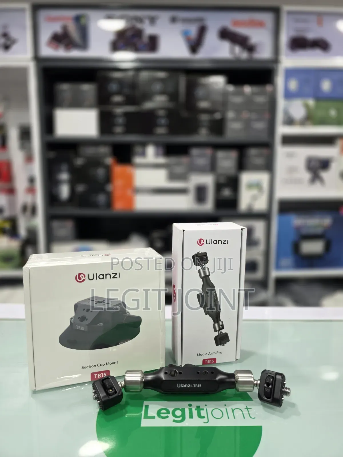 Ulanzi Suction Cup Mount + Magic Arm Pro