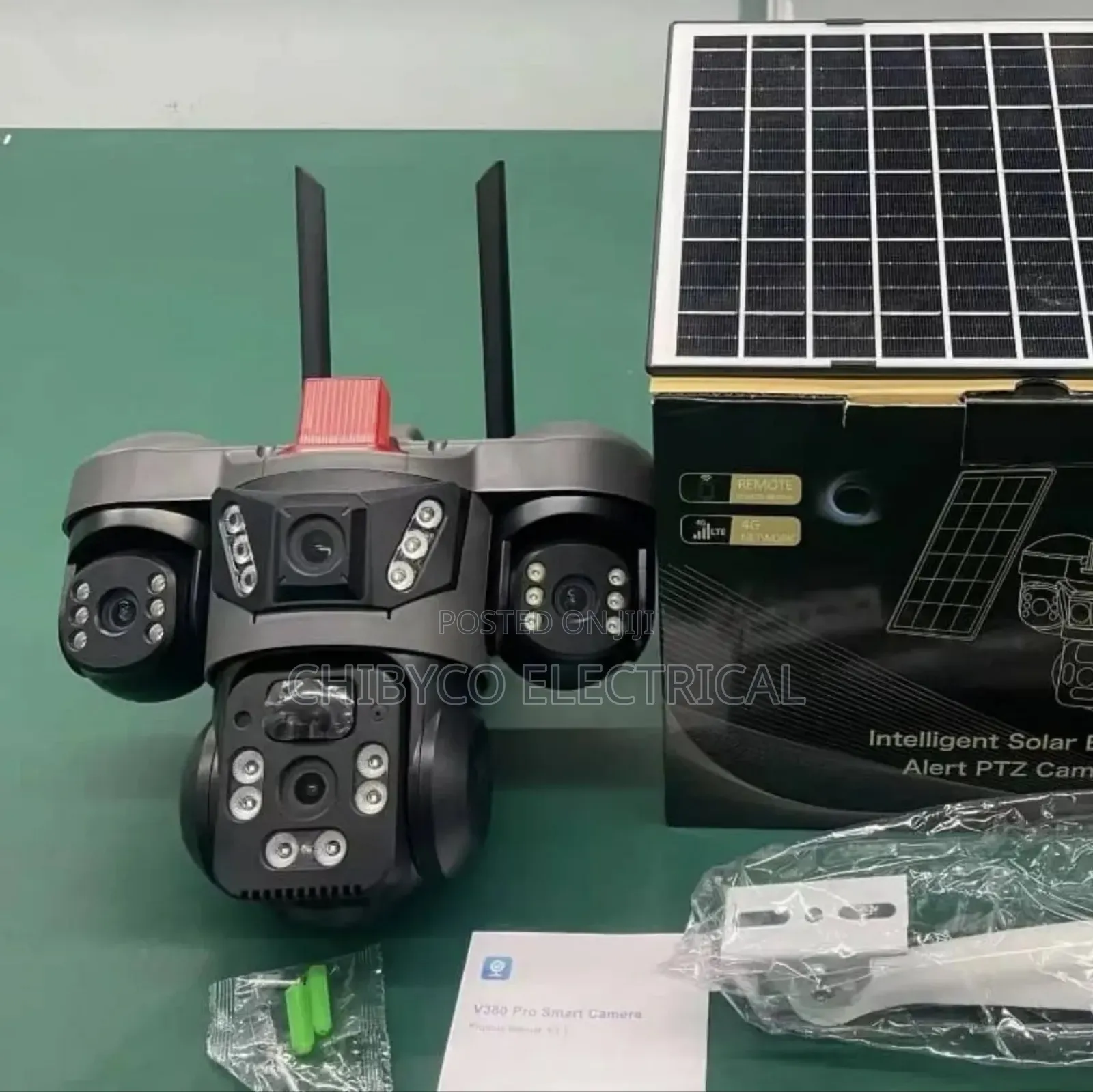 3 Lens Solar Camera [V380 Pro]