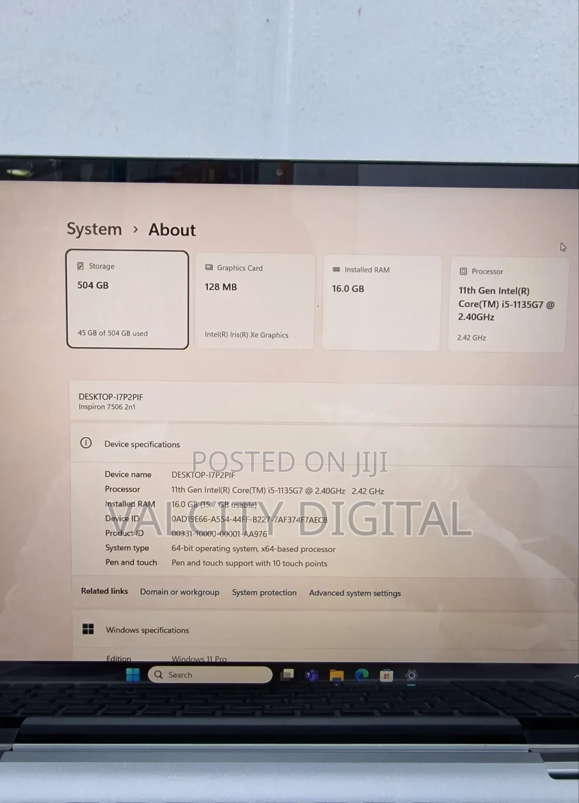 Laptop Dell Inspiron 15 7560 16GB Intel Core i5 SSD 512GB